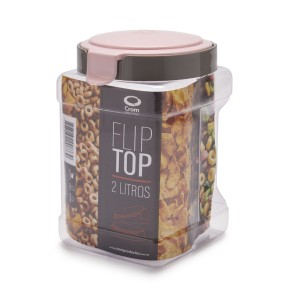 TARRO CROM CUBICO FLIP TOP 2L x 1u